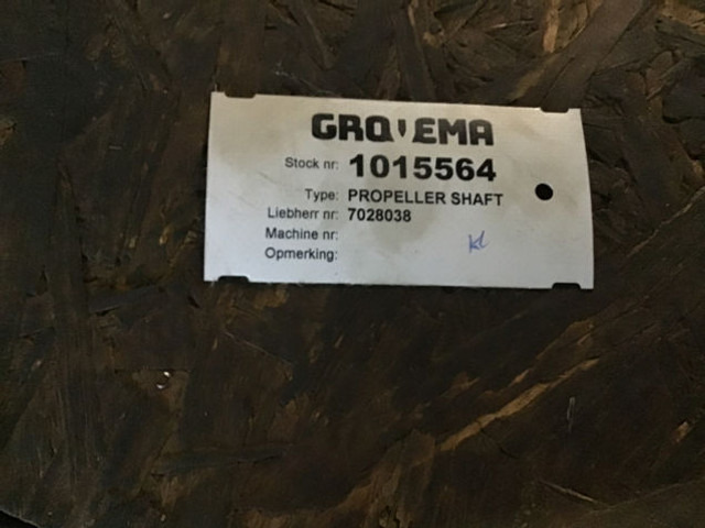 Liebherr Propeller Shaft - Poloosa: obrázek 2 Liebherr Propeller Shaft - Poloosa: obrázek 2