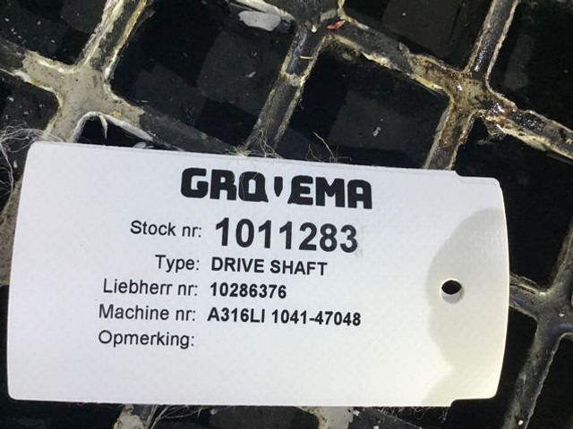 Liebherr Propellor Shaft - Poloosa: obrázek 5 Liebherr Propellor Shaft - Poloosa: obrázek 5