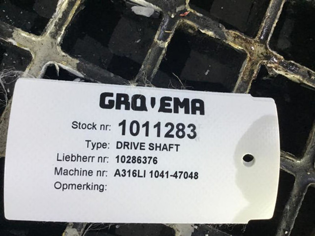 Liebherr Propellor Shaft - Poloosa: obrázek 2 Liebherr Propellor Shaft - Poloosa: obrázek 2