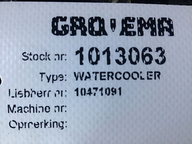 Liebherr Watercooler - Chladič: obrázek 4 Liebherr Watercooler - Chladič: obrázek 4