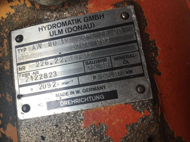 Linde A7V80 - Hydraulické čerpadlo: obrázek 5 Linde A7V80 - Hydraulické čerpadlo: obrázek 5