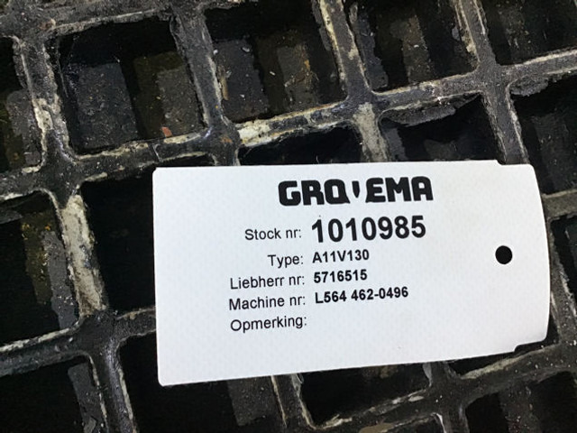Rexroth A11V130 - Hydraulické čerpadlo: obrázek 3 Rexroth A11V130 - Hydraulické čerpadlo: obrázek 3