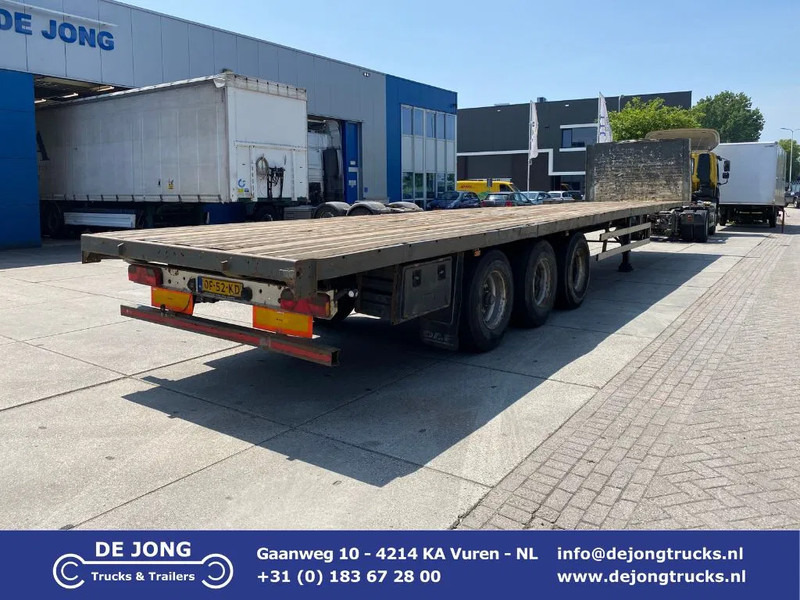 Groenewegen DRO-12-27 / Plateau Trailer / Hard-Wood Floor / BPW + Drum - Návěs valník/ Plato: obrázek 1 Groenewegen DRO-12-27 / Plateau Trailer / Hard-Wood Floor / BPW + Drum - Návěs valník/ Plato: obrázek 1