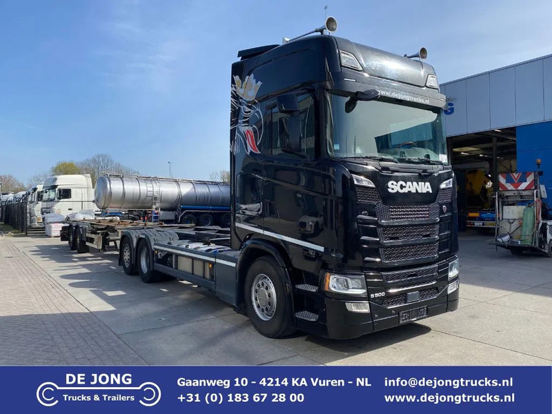 Scania S500 NGS BDF / Retarder / 6x2 + trailer - Kontejnérový podvozek/ Výměnná nástavba: obrázek 1 Scania S500 NGS BDF / Retarder / 6x2 + trailer - Kontejnérový podvozek/ Výměnná nástavba: obrázek 1