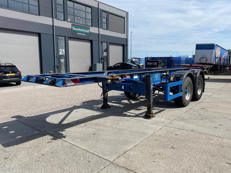 TURBO'S HOET 20 FT Container Chassis / APK t/m 3-2026 / BPW + Drum - Kontejnerovy návěs/ Výměnná nástavba: obrázek 4 TURBO'S HOET 20 FT Container Chassis / APK t/m 3-2026 / BPW + Drum - Kontejnerovy návěs/ Výměnná nástavba: obrázek 4