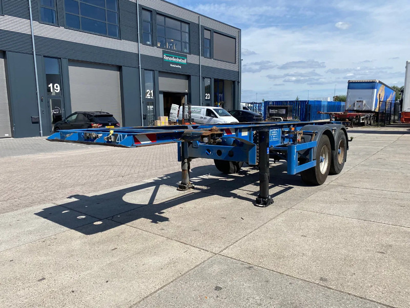 TURBO'S HOET 20 FT Container Chassis / APK t/m 3-2026 / BPW + Drum - Kontejnerovy návěs/ Výměnná nástavba: obrázek 4 TURBO'S HOET 20 FT Container Chassis / APK t/m 3-2026 / BPW + Drum - Kontejnerovy návěs/ Výměnná nástavba: obrázek 4