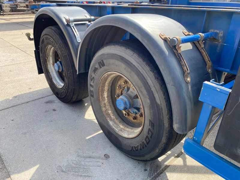 Kontejnerovy návěs/ Výměnná nástavba TURBO'S HOET 20 FT Container Chassis / APK t/m 3-2026 / BPW + Drum: obrázek 7
