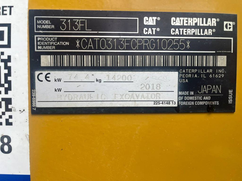 Cat 313 F L - Pásové rýpadlo: obrázek 5 Cat 313 F L - Pásové rýpadlo: obrázek 5
