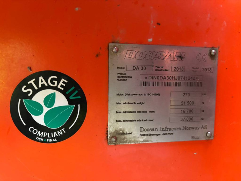 Doosan DA 30 - Kloubový sklápěč: obrázek 5 Doosan DA 30 - Kloubový sklápěč: obrázek 5