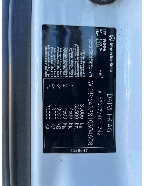 Mercedes-Benz Arocs 3246 - Autodomíchávač: obrázek 5 Mercedes-Benz Arocs 3246 - Autodomíchávač: obrázek 5