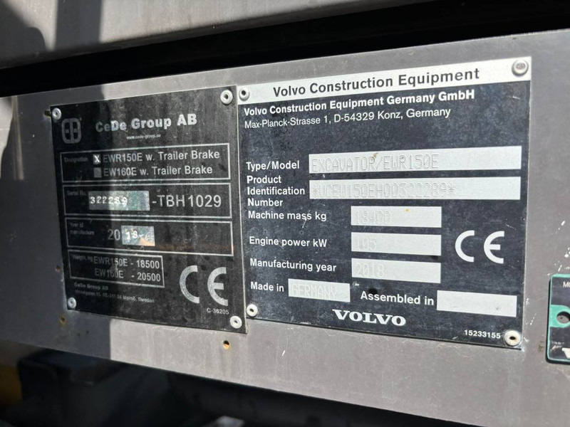 Volvo EWR 150 E - Kolesové rýpadlo: obrázek 5 Volvo EWR 150 E - Kolesové rýpadlo: obrázek 5