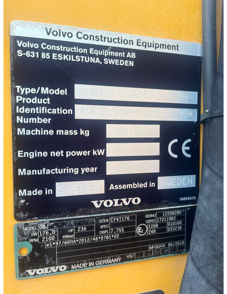 Volvo L 110 H - Kolový nakladač: obrázek 5 Volvo L 110 H - Kolový nakladač: obrázek 5