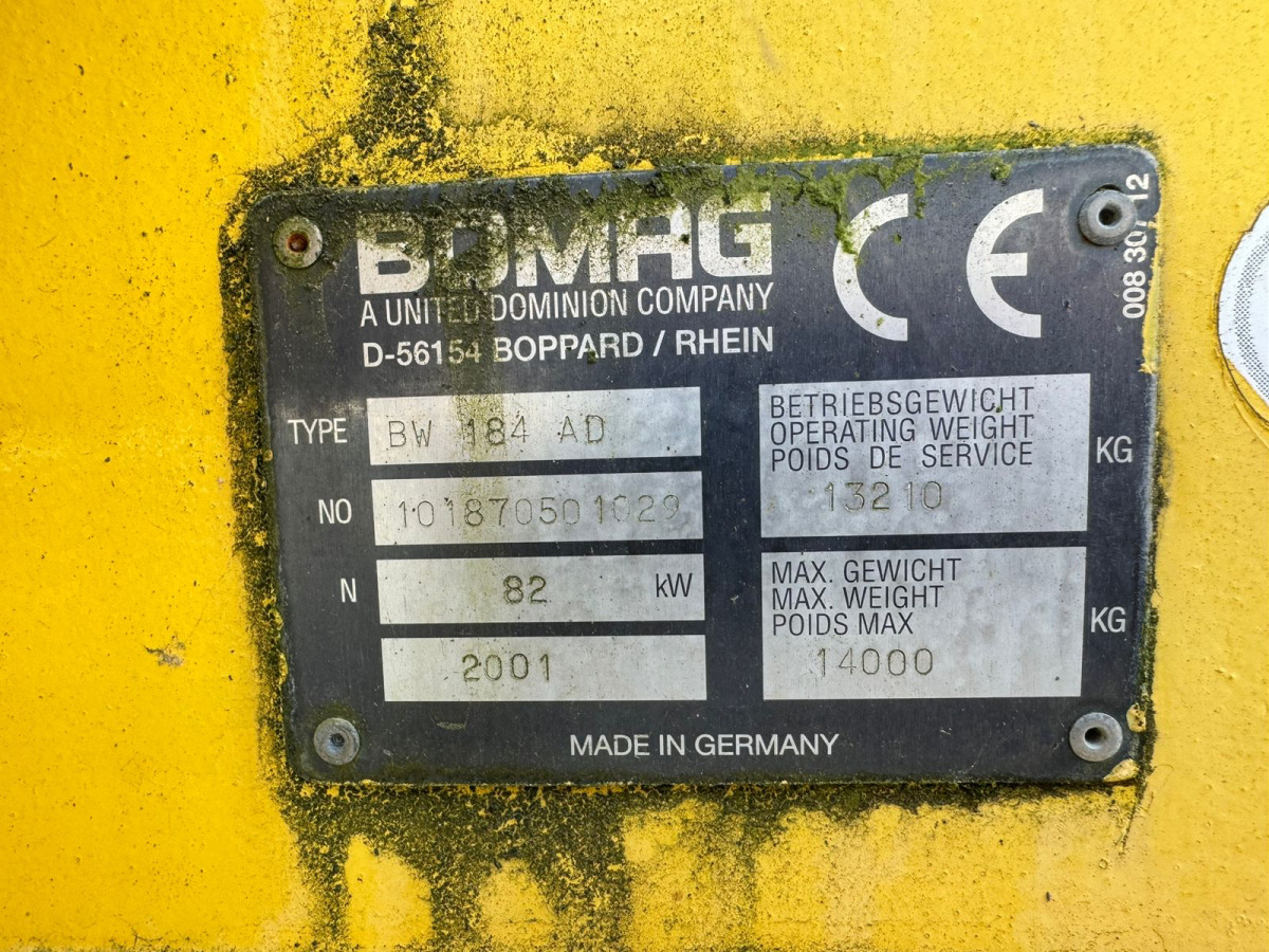 BOMAG BW 184 AD - Silniční válec: obrázek 4 BOMAG BW 184 AD - Silniční válec: obrázek 4