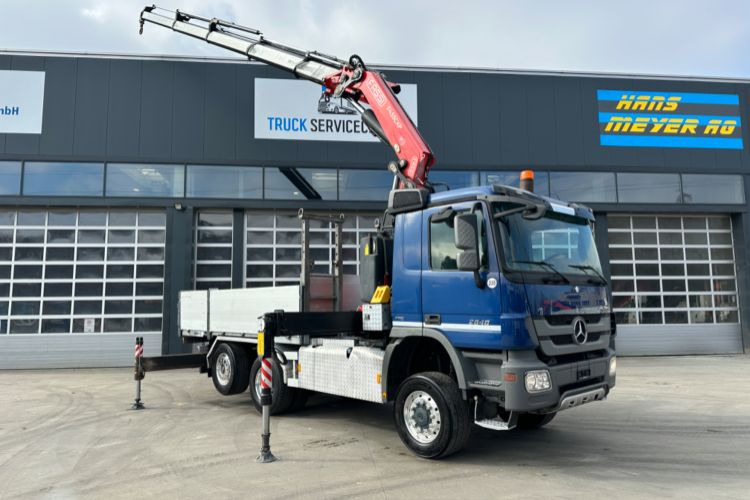 Auto s hydraulickou rukou, Nákladní automobil valníkový/ Plošinový Mercedes-Benz Actros 2648 6x4/4 Fassi455 SZM/Pritsche: obrázek 12