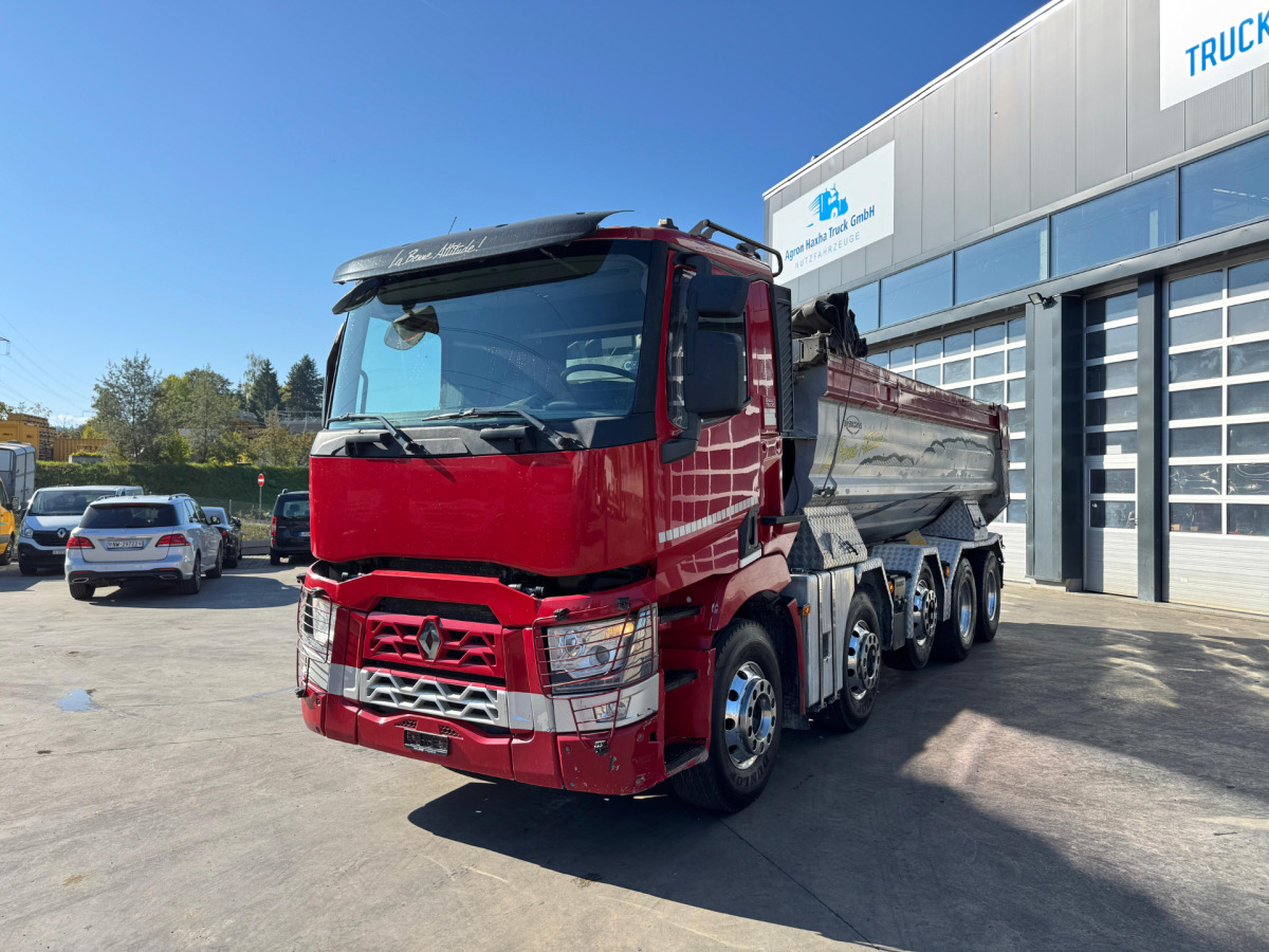 RENAULT C520 10x4 Abschiebemulde (no tipper) - Hákový nosič kontejnerů: obrázek 1 RENAULT C520 10x4 Abschiebemulde (no tipper) - Hákový nosič kontejnerů: obrázek 1