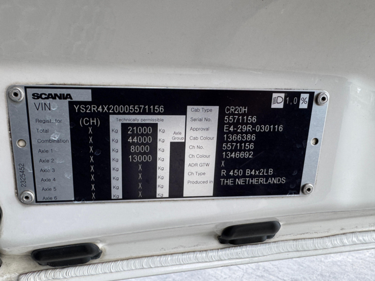 Skříňový nákladní auto SCANIA R450 4x2 Isotherm: obrázek 17