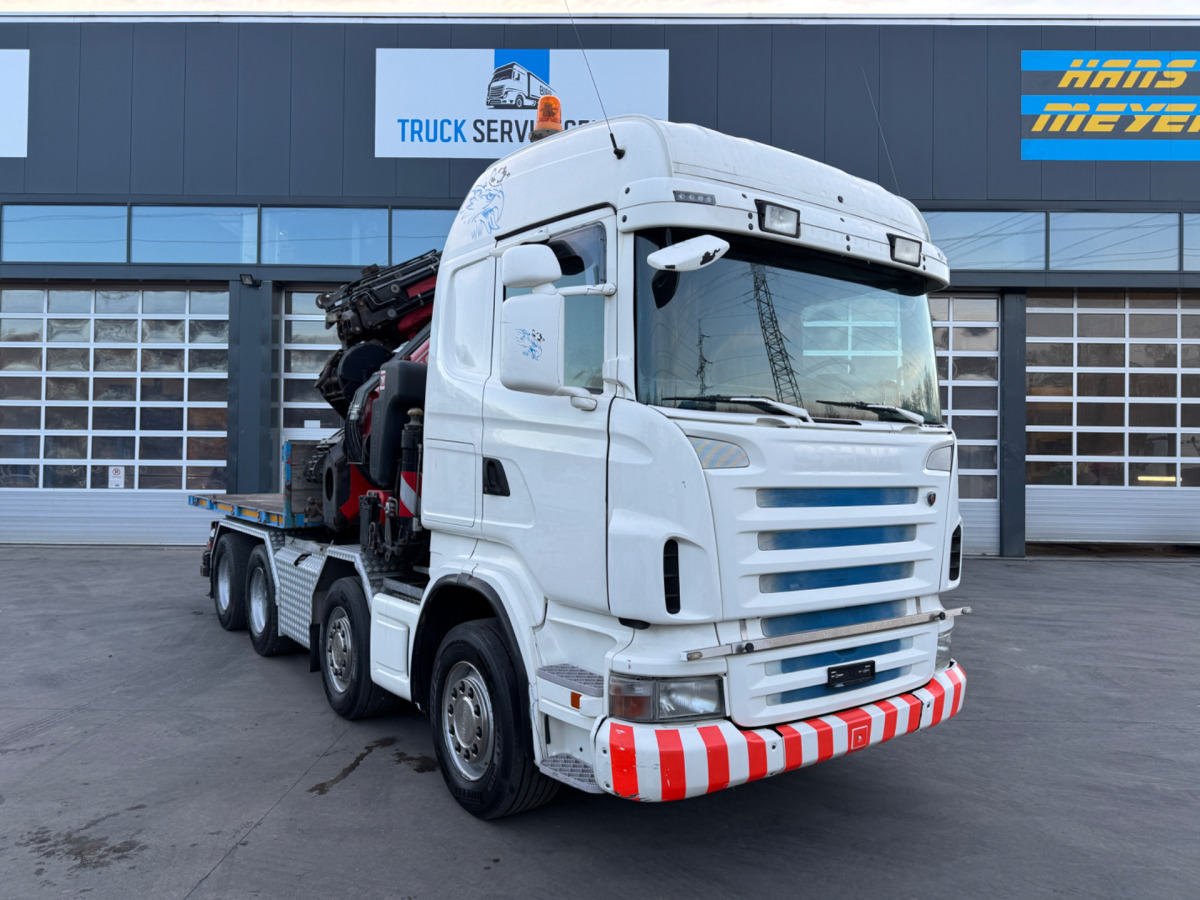 Auto s hydraulickou rukou SCANIA R480 8x4 Fassi 660 SZM/Pritsche: obrázek 11