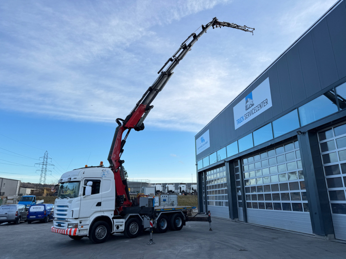 SCANIA R480 8x4 Fassi 660 SZM/Pritsche - Auto s hydraulickou rukou: obrázek 2 SCANIA R480 8x4 Fassi 660 SZM/Pritsche - Auto s hydraulickou rukou: obrázek 2