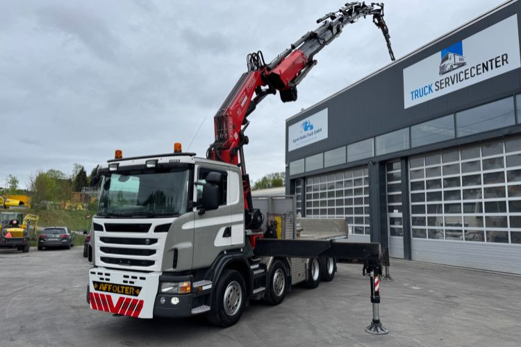 Scania G480 8x4 SZM/Pritsche Fassi 950 - Auto s hydraulickou rukou: obrázek 2 Scania G480 8x4 SZM/Pritsche Fassi 950 - Auto s hydraulickou rukou: obrázek 2