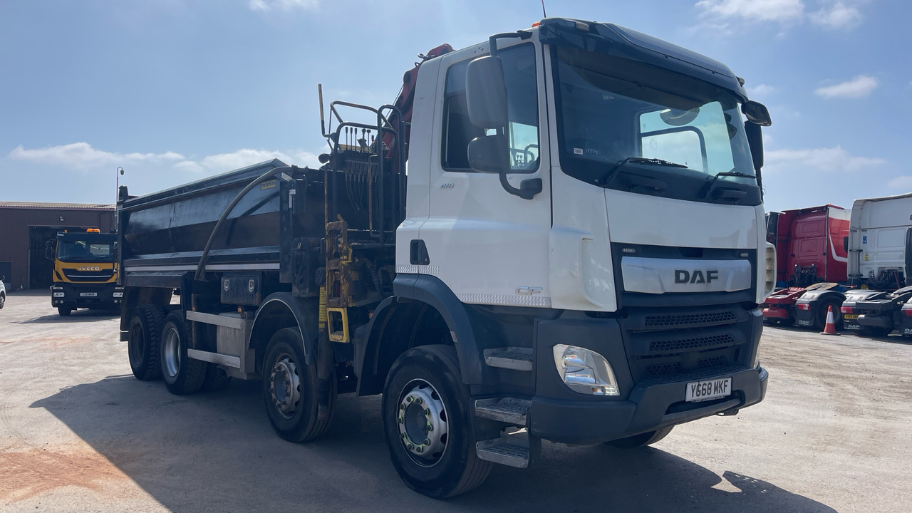 DAF CF 410 - Sklápěč, Auto s hydraulickou rukou: obrázek 1 DAF CF 410 - Sklápěč, Auto s hydraulickou rukou: obrázek 1