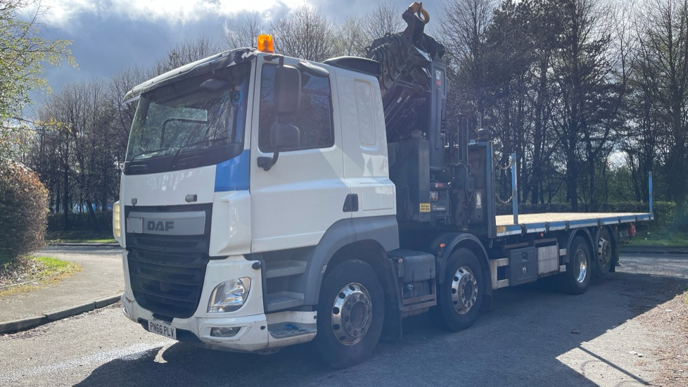 DAF CF 460 - Nákladní automobil valníkový/ Plošinový, Auto s hydraulickou rukou: obrázek 2 DAF CF 460 - Nákladní automobil valníkový/ Plošinový, Auto s hydraulickou rukou: obrázek 2