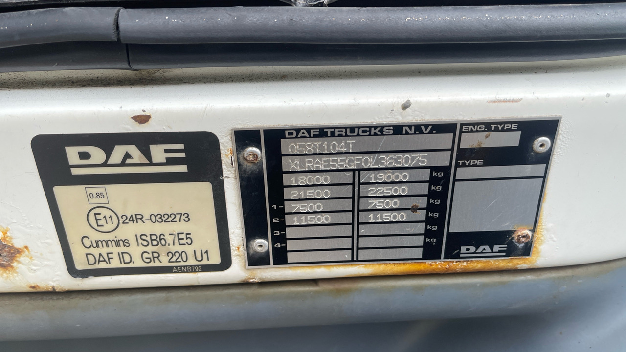 Nákladní automobil valníkový/ Plošinový, Auto s hydraulickou rukou DAF LF 55.300: obrázek 12