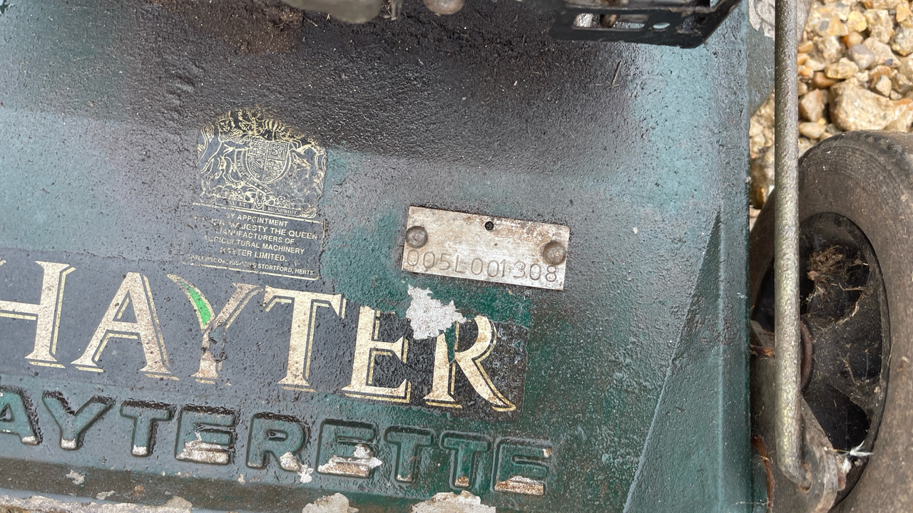 HAYTER HAYTERETTE PEDESTRIAN MOWER - Stavební zařízení: obrázek 1 HAYTER HAYTERETTE PEDESTRIAN MOWER - Stavební zařízení: obrázek 1