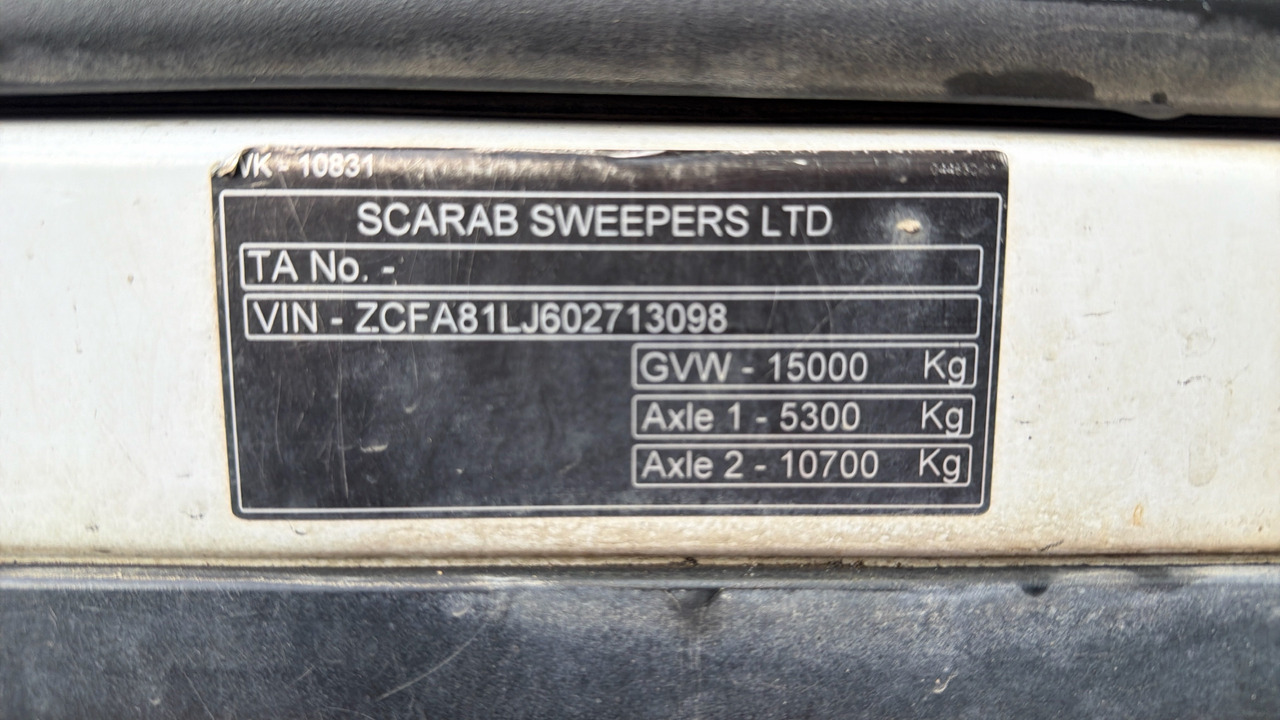 Zametací vůz IVECO EUROCARGO 150-250: obrázek 11 Zametací vůz IVECO EUROCARGO 150-250: obrázek 11