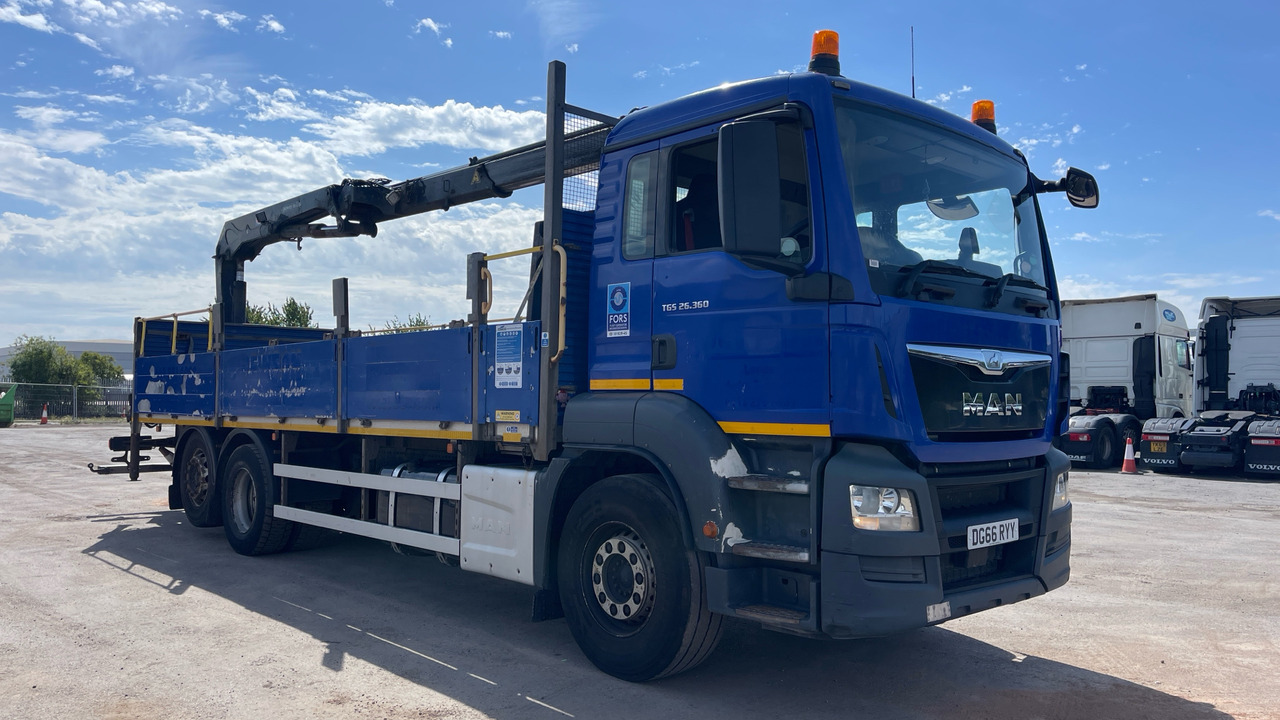 MAN TGS 26.360 - Nákladní automobil valníkový/ Plošinový, Auto s hydraulickou rukou: obrázek 1 MAN TGS 26.360 - Nákladní automobil valníkový/ Plošinový, Auto s hydraulickou rukou: obrázek 1