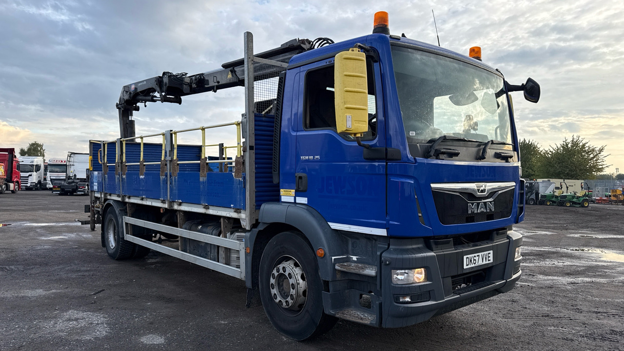 Man TGM 18.250 - Nákladní automobil valníkový/ Plošinový, Auto s hydraulickou rukou: obrázek 1 Man TGM 18.250 - Nákladní automobil valníkový/ Plošinový, Auto s hydraulickou rukou: obrázek 1