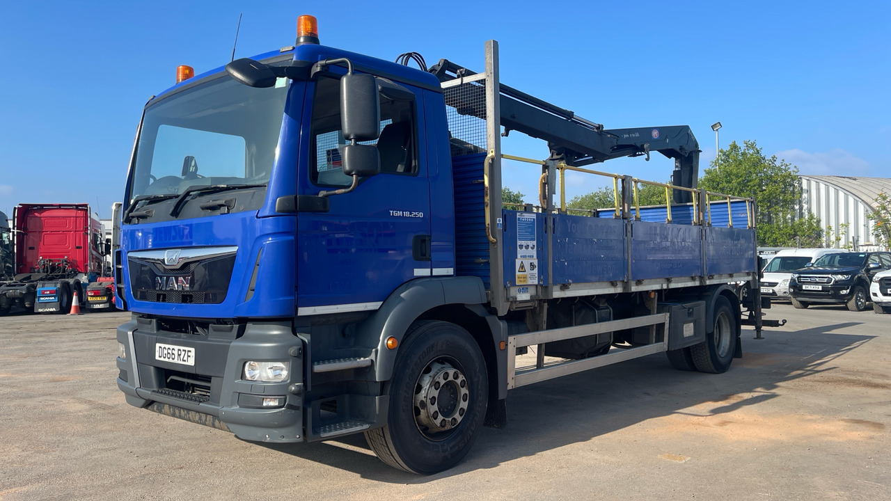 Man TGM 18.250 - Nákladní automobil valníkový/ Plošinový, Auto s hydraulickou rukou: obrázek 2 Man TGM 18.250 - Nákladní automobil valníkový/ Plošinový, Auto s hydraulickou rukou: obrázek 2