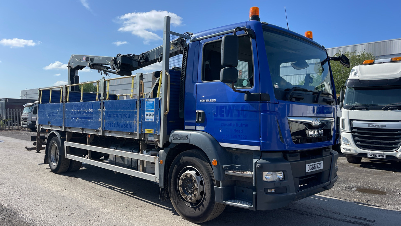 Man TGM 18.250 - Nákladní automobil valníkový/ Plošinový, Auto s hydraulickou rukou: obrázek 1 Man TGM 18.250 - Nákladní automobil valníkový/ Plošinový, Auto s hydraulickou rukou: obrázek 1