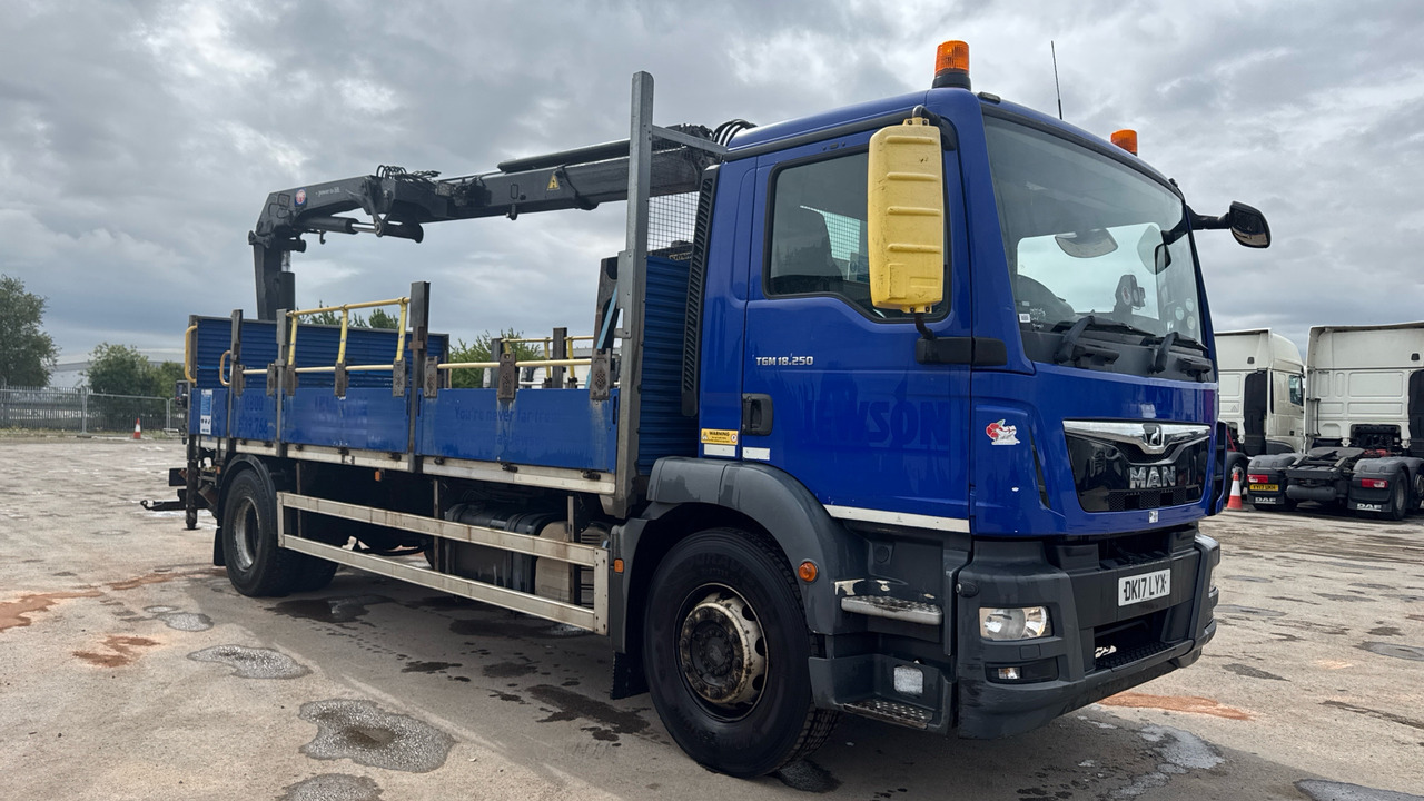 Man TGM 18.250 - Nákladní automobil valníkový/ Plošinový, Auto s hydraulickou rukou: obrázek 1 Man TGM 18.250 - Nákladní automobil valníkový/ Plošinový, Auto s hydraulickou rukou: obrázek 1