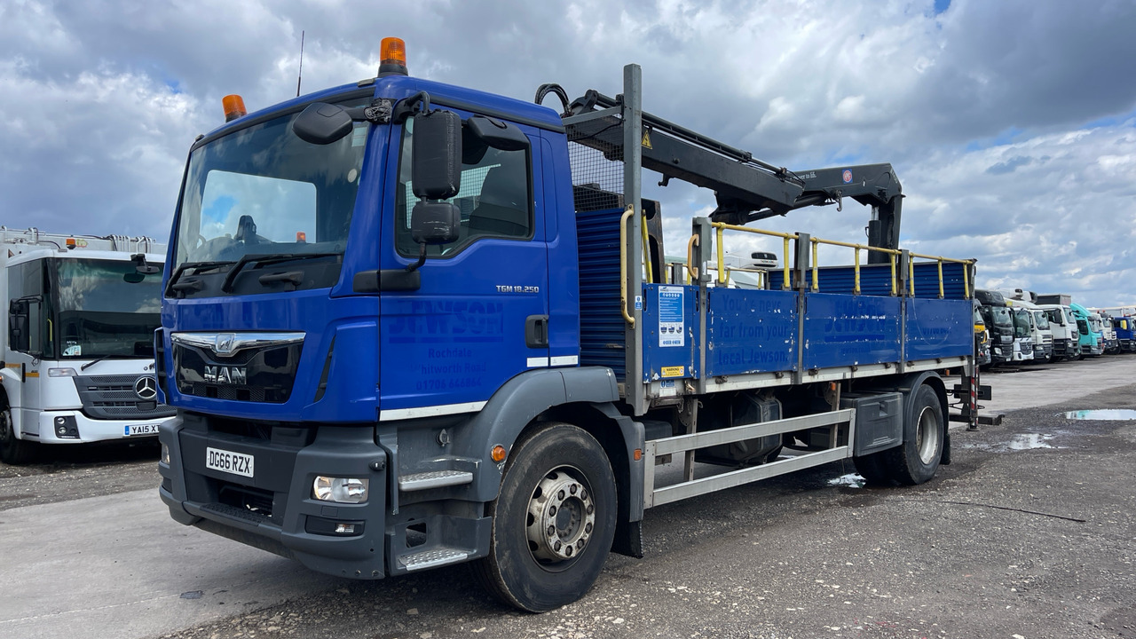 Man TGM 18.250 - Nákladní automobil valníkový/ Plošinový, Auto s hydraulickou rukou: obrázek 2 Man TGM 18.250 - Nákladní automobil valníkový/ Plošinový, Auto s hydraulickou rukou: obrázek 2