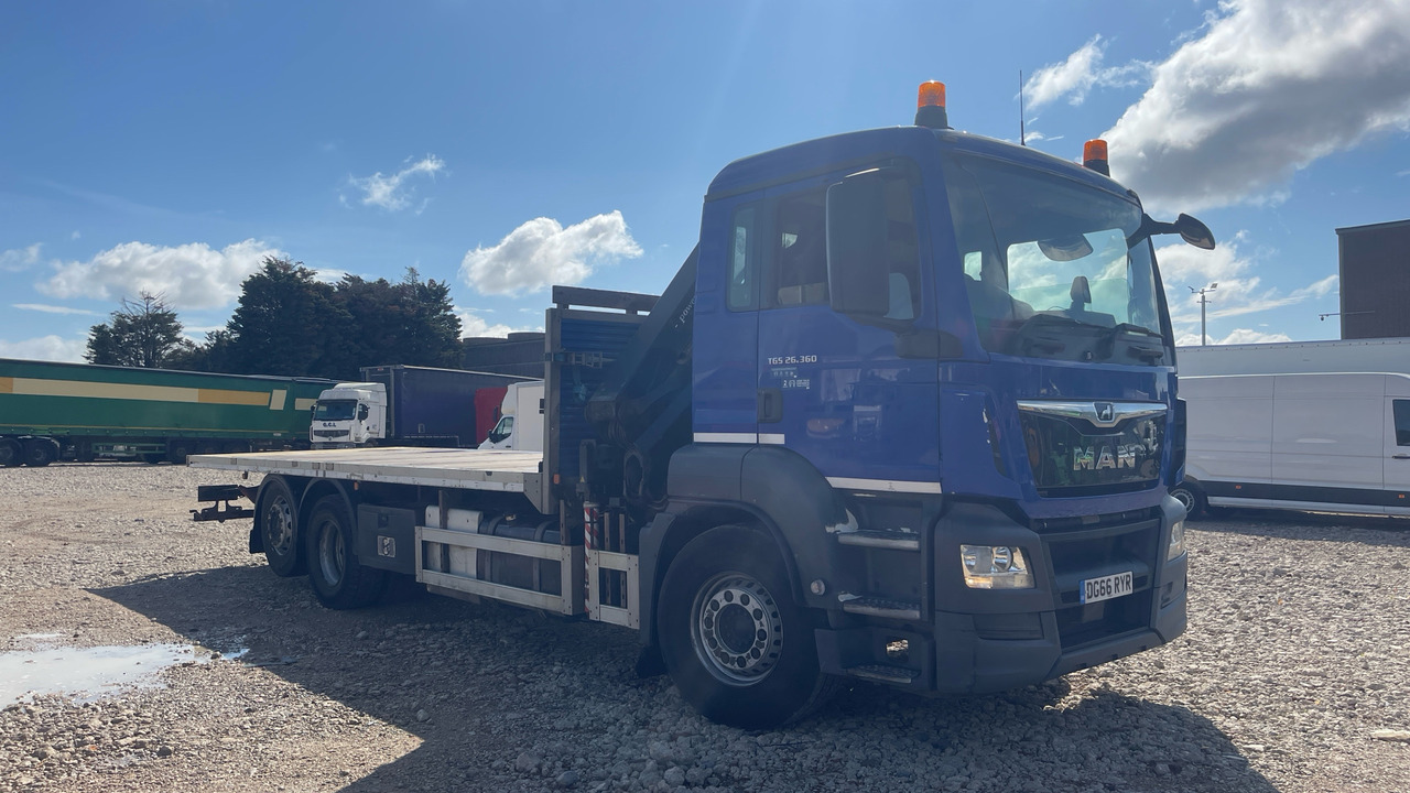 Man TGS 26.360 - Nákladní automobil valníkový/ Plošinový, Auto s hydraulickou rukou: obrázek 1 Man TGS 26.360 - Nákladní automobil valníkový/ Plošinový, Auto s hydraulickou rukou: obrázek 1