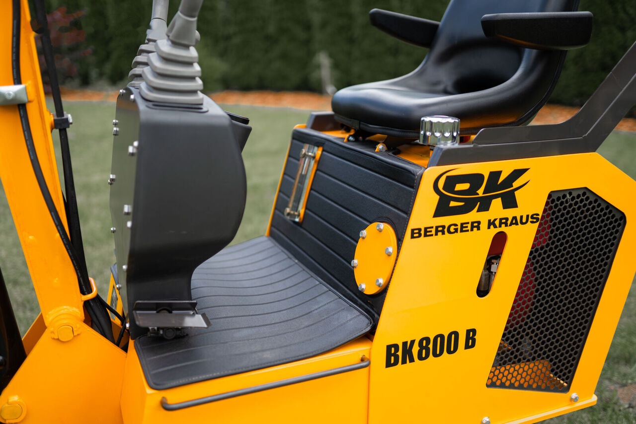 Nový Mini rýpadlo Berger Kraus Mini Excavator BK800BS torsion arm with FULL equipment: obrázek 6