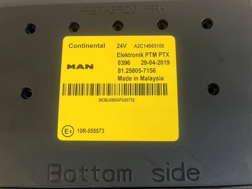 MAN Continental Elektronik PTM PTX Steuergerät 81.25805-7156 - Řídicí blok pro Nákladní auto: obrázek 3 MAN Continental Elektronik PTM PTX Steuergerät 81.25805-7156 - Řídicí blok pro Nákladní auto: obrázek 3
