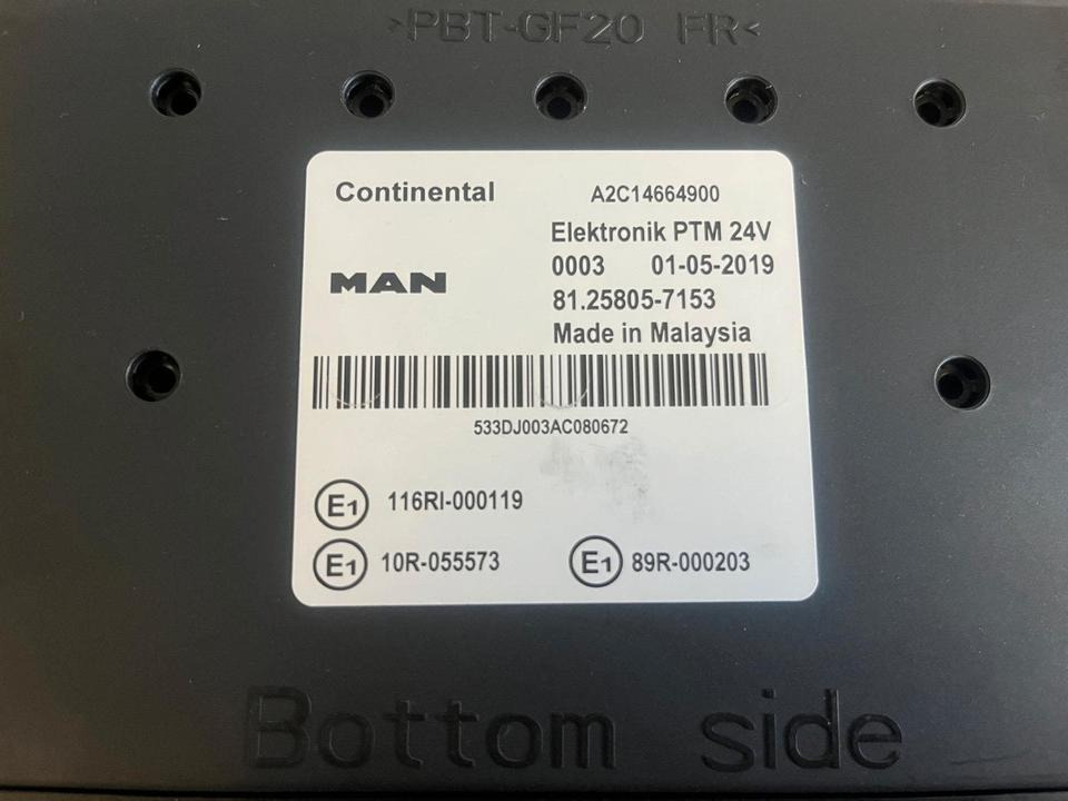 MAN Continental Elektronik PTM Steuergerät 81.25805-7153 - Řídicí blok pro Nákladní auto: obrázek 3 MAN Continental Elektronik PTM Steuergerät 81.25805-7153 - Řídicí blok pro Nákladní auto: obrázek 3