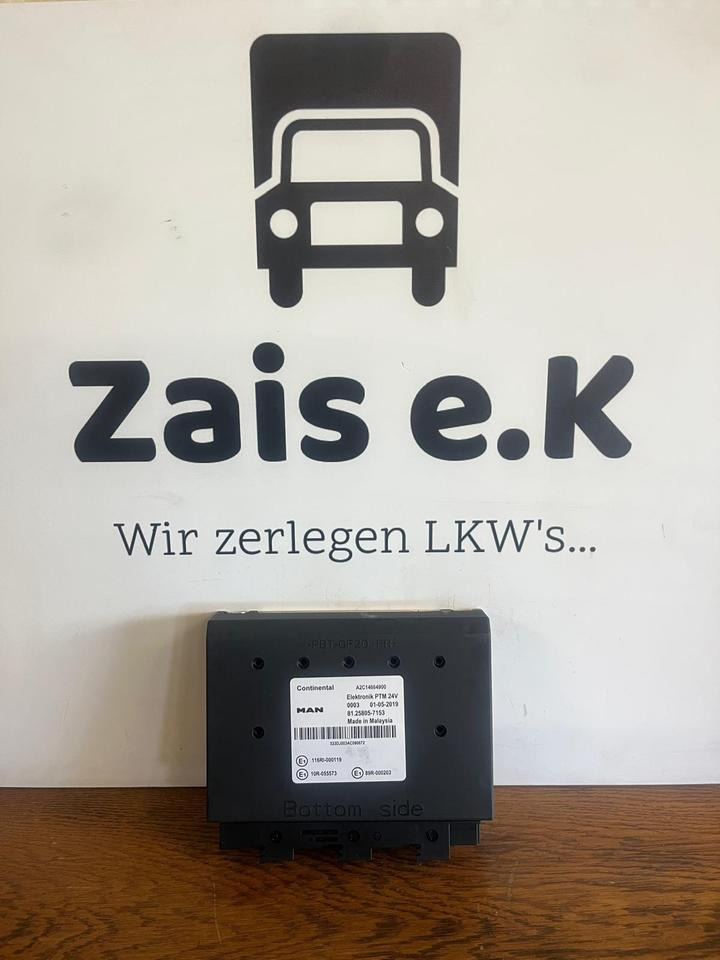 MAN Continental Elektronik PTM Steuergerät 81.25805-7153 - Řídicí blok pro Nákladní auto: obrázek 1 MAN Continental Elektronik PTM Steuergerät 81.25805-7153 - Řídicí blok pro Nákladní auto: obrázek 1