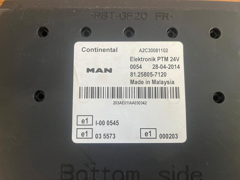 MAN Continental Elektronik PTM Steuergerät 81258057120 - Řídicí blok pro Nákladní auto: obrázek 3 MAN Continental Elektronik PTM Steuergerät 81258057120 - Řídicí blok pro Nákladní auto: obrázek 3