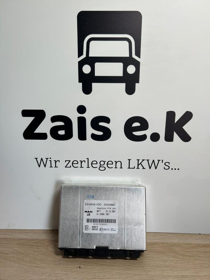 MAN SIEMENS VDO Elektronik FFR Steuergerät 81.25805.7067 - Řídicí blok pro Nákladní auto: obrázek 1 MAN SIEMENS VDO Elektronik FFR Steuergerät 81.25805.7067 - Řídicí blok pro Nákladní auto: obrázek 1