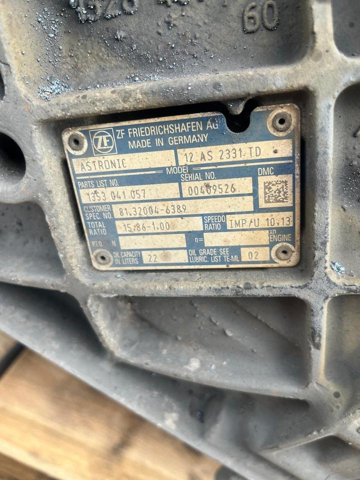 MAN TGX Getriebe ZF 12 AS 2331 TD mit Intarder 3 - Převodovka pro Nákladní auto: obrázek 2 MAN TGX Getriebe ZF 12 AS 2331 TD mit Intarder 3 - Převodovka pro Nákladní auto: obrázek 2
