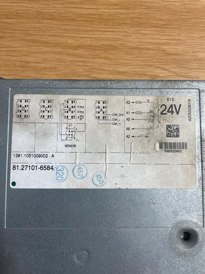MAN TGX Tachograph 81.27101-6584 - Tachograf pro Nákladní auto: obrázek 2 MAN TGX Tachograph 81.27101-6584 - Tachograf pro Nákladní auto: obrázek 2