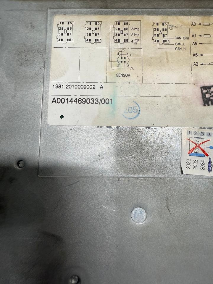 Mercedes Benz Actros MP4 VDO Tachograph A0014469033 - Tachograf: obrázek 5 Mercedes Benz Actros MP4 VDO Tachograph A0014469033 - Tachograf: obrázek 5