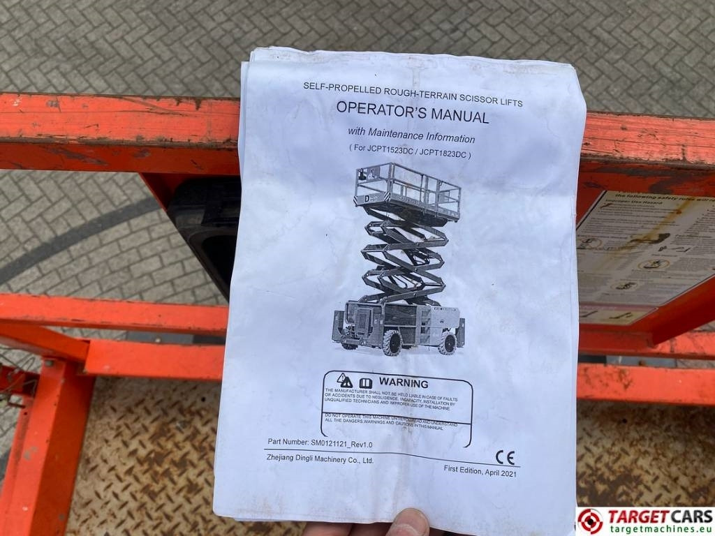 Nůžková plošina Dingli JCPT1823DC Electric 4x4 Scissor Work Lift 1800cm: obrázek 29