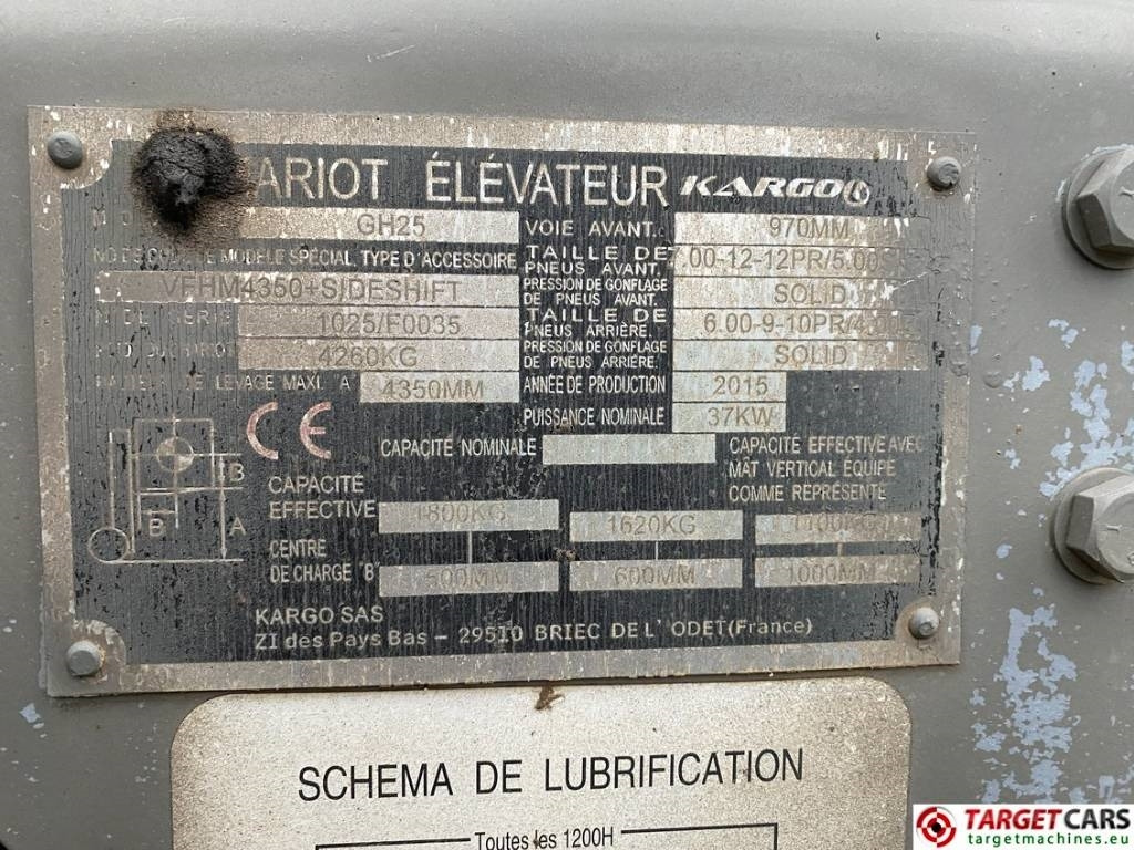Plynový vysokozdvižný vozík Kargo GH25 Forklift LPG 1.8T Triplex-435cm: obrázek 10