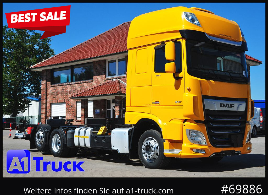 DAF XF 480, MultiBDF, 7,45, Standklima, LBW, - Kontejnérový podvozek/ Výměnná nástavba: obrázek 1 DAF XF 480, MultiBDF, 7,45, Standklima, LBW, - Kontejnérový podvozek/ Výměnná nástavba: obrázek 1