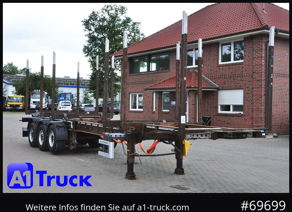 DOLL H3L-14XL Holz Tele, Lenkachse 275 tkm. - Klanicový návěs: obrázek 1 DOLL H3L-14XL Holz Tele, Lenkachse 275 tkm. - Klanicový návěs: obrázek 1