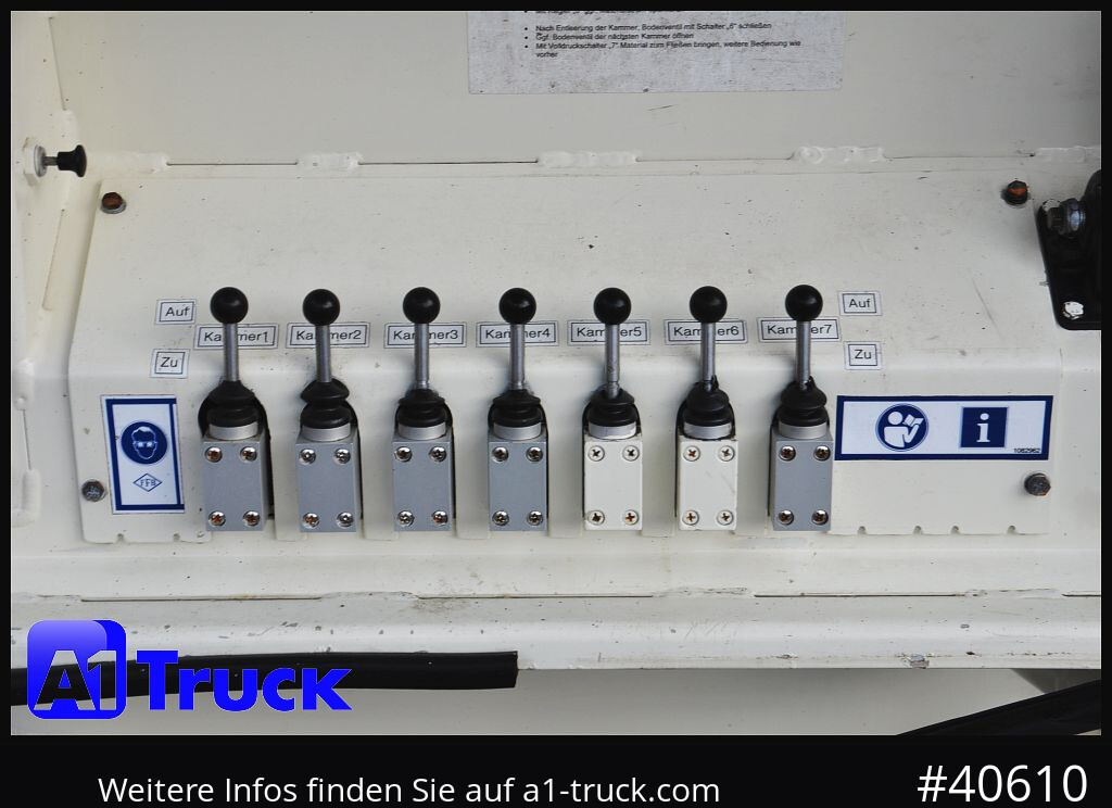 FELDBINDER EUT 55,3, Futter Feed 7 Kammern 55m³, Lenkachse, Alufelgen, - Silo cisterna: obrázek 3 FELDBINDER EUT 55,3, Futter Feed 7 Kammern 55m³, Lenkachse, Alufelgen, - Silo cisterna: obrázek 3