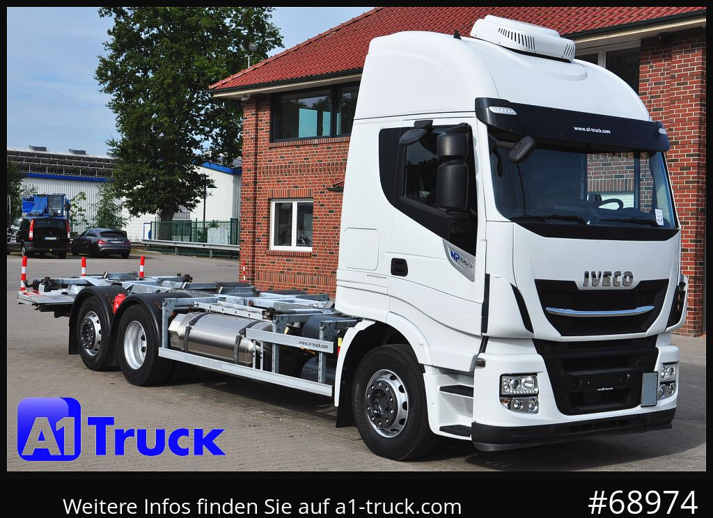 IVECO AS260SY-46 BDF LNG LBW Lenkachse Steering - Kontejnérový podvozek/ Výměnná nástavba: obrázek 1 IVECO AS260SY-46 BDF LNG LBW Lenkachse Steering - Kontejnérový podvozek/ Výměnná nástavba: obrázek 1